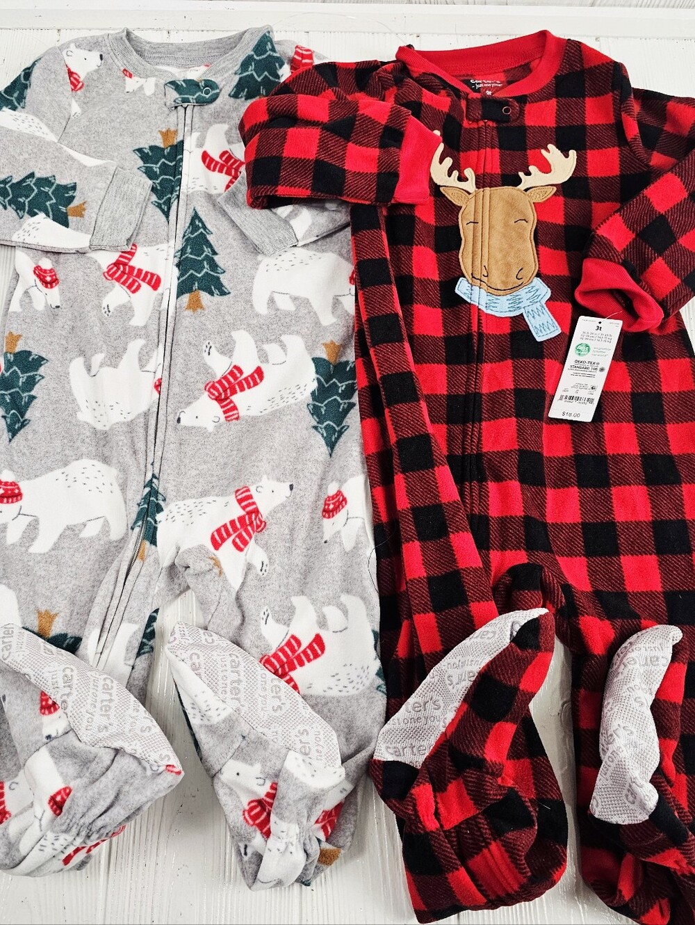 Carter's Toddler Fleece Footed Sleepers 3T